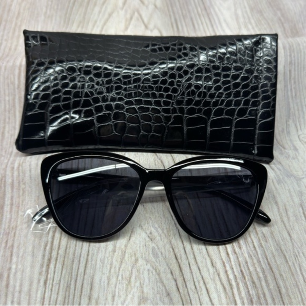 Rachel Zoe‎ Nina Sunglasses in Black/Grey (NWT) - Picture 7 of 12